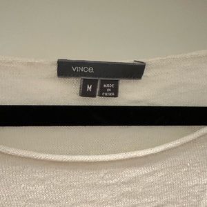Vince long sleeve light weight sweater